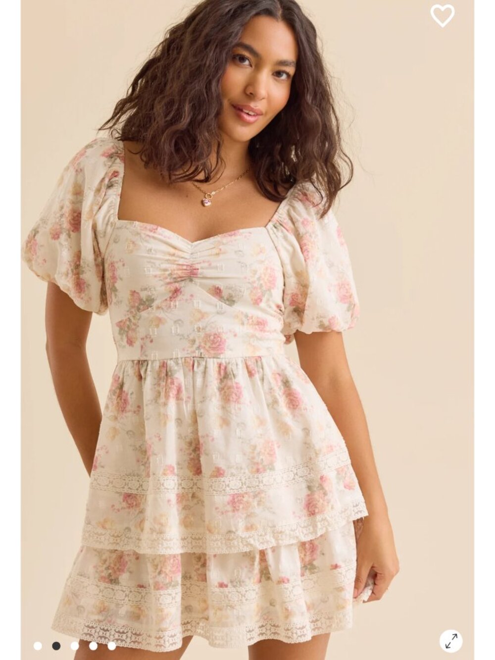 NWT Altar'd State Lina Floral Mini Dress